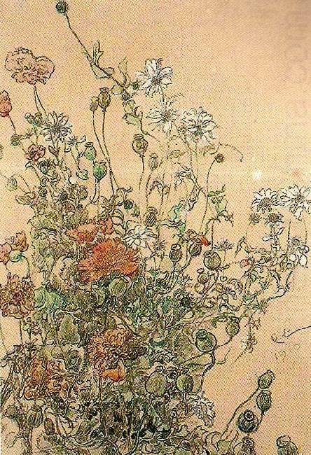 sommarblommor, Carl Larsson